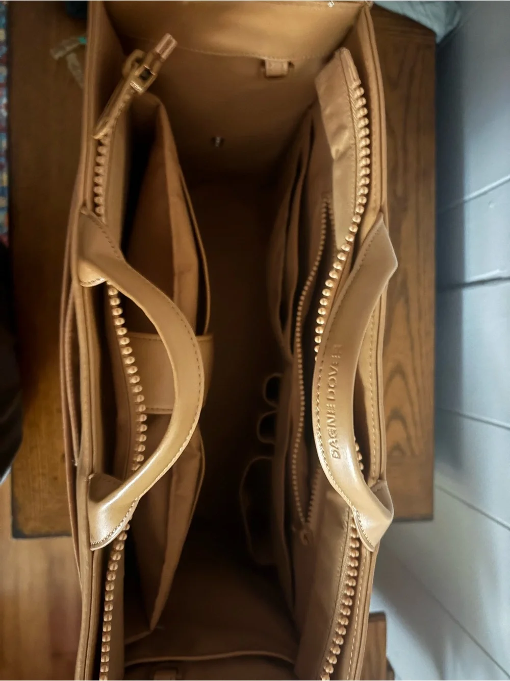 Daily Tote, vegan leather laptop bag